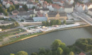 Der Strand in Regensburg an der Donau