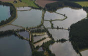 Seenlandschaft bei Schwandorf in Bayern