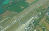 Startbahn in Triest Italien
