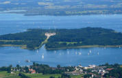 Die Herreninsel im Chiemsee