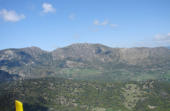 Die Berglandschaft in Andalusien