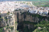 Ronda mit der zweit grten Stierkampf Arena in Andalusien