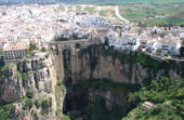 Ronda mit der zweit grten Stierkampf Arena in Andalusien