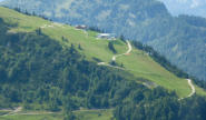 Die Almhütten von Kitzbühel in Österreich Tirol