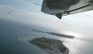 die Nordsee aus dem Fenster der CT LS D-MHPA